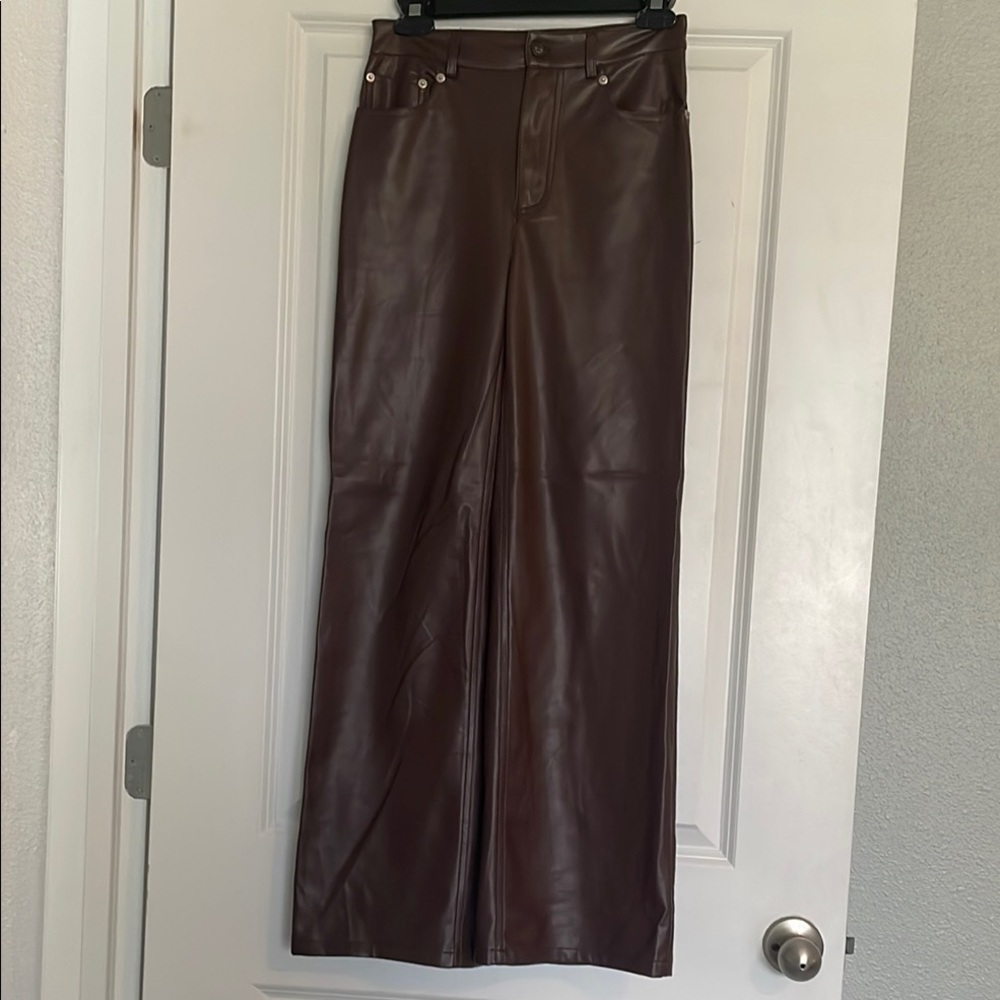 Urban Outfitters Brown Wide Leg Pants size 24 NWOT